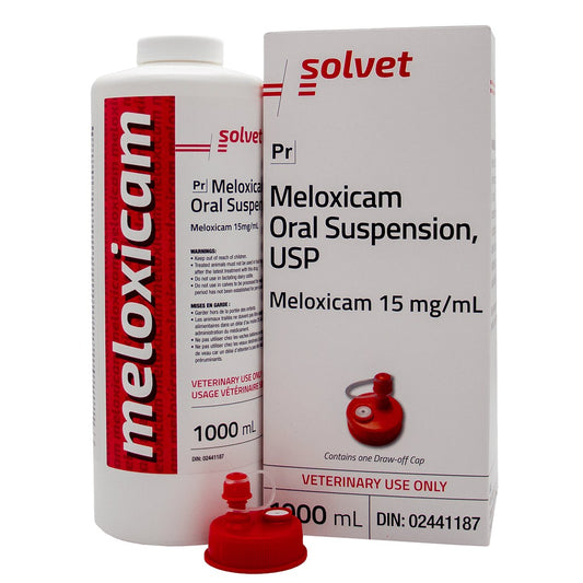 Meloxicam Oral Suspension USP for Farm Animals, 15 mg/ml, 1 L