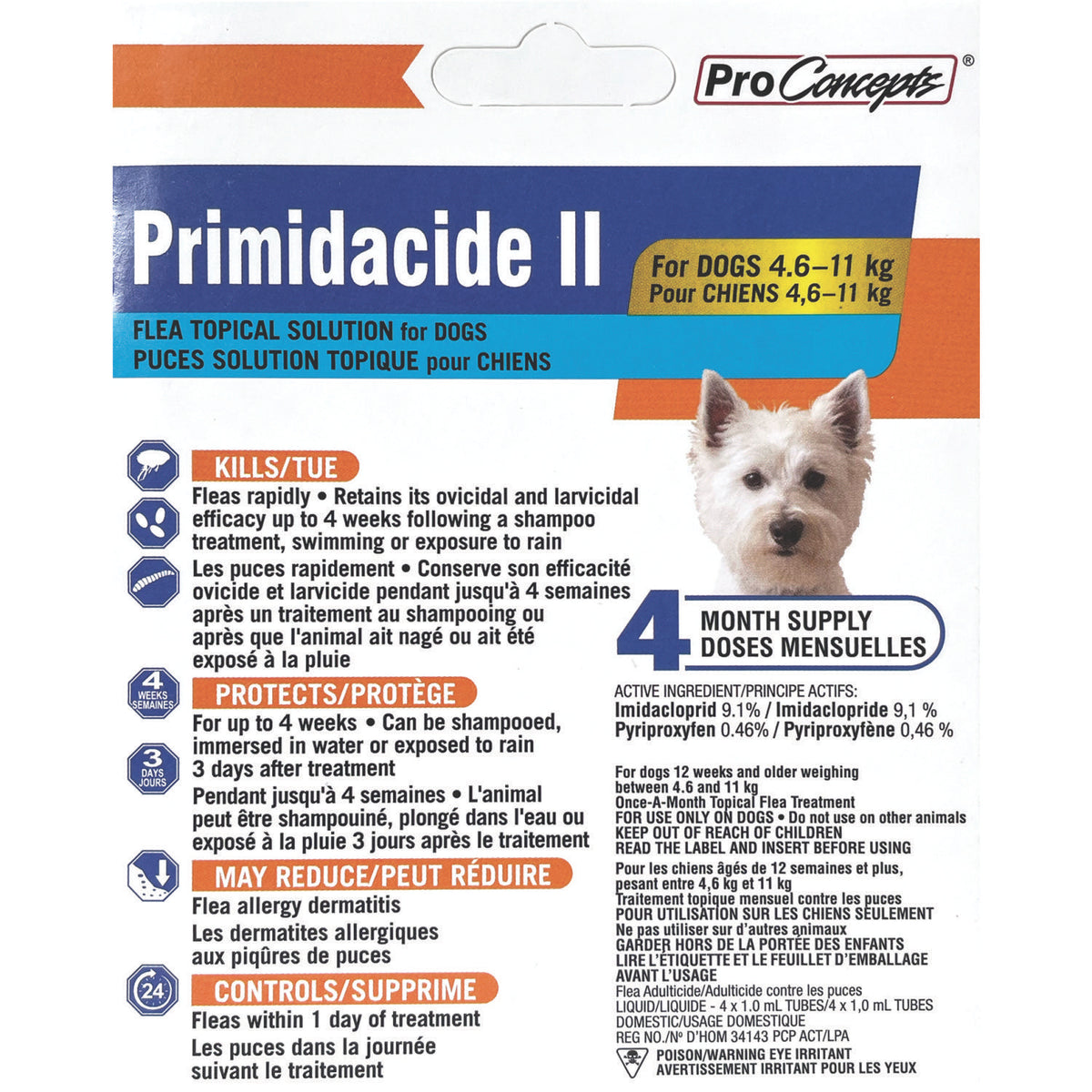 Primidacide II for Dog - 4.6-11 kg - product image 1