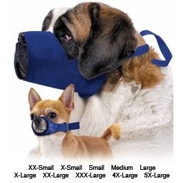 Quick Muzzle 10 Pieces Set for Dogs (XXSmall-5XLarge) (Blue) Kit of 10 Muzzles - Default Title - product image 1