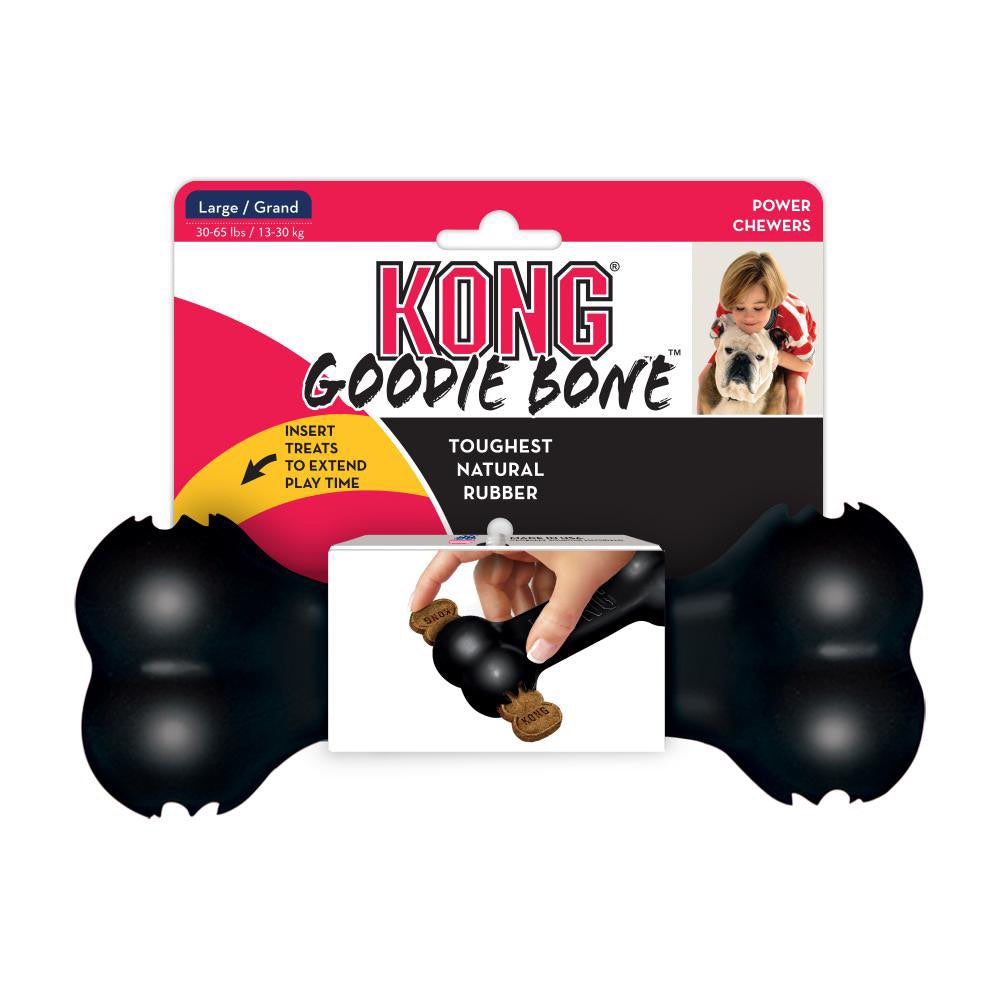 Extreme Goodie Bone for Dogs 1 Unit, Black, Large - Default Title - product image 2