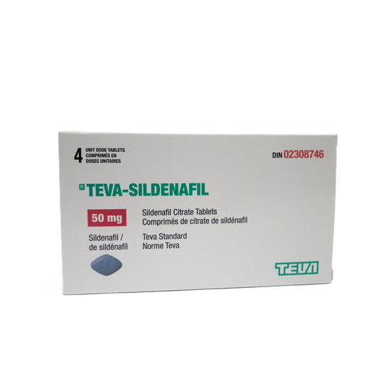 Teva - Sildenafil Tablet 1 X 4 - Tablet Blister Pack