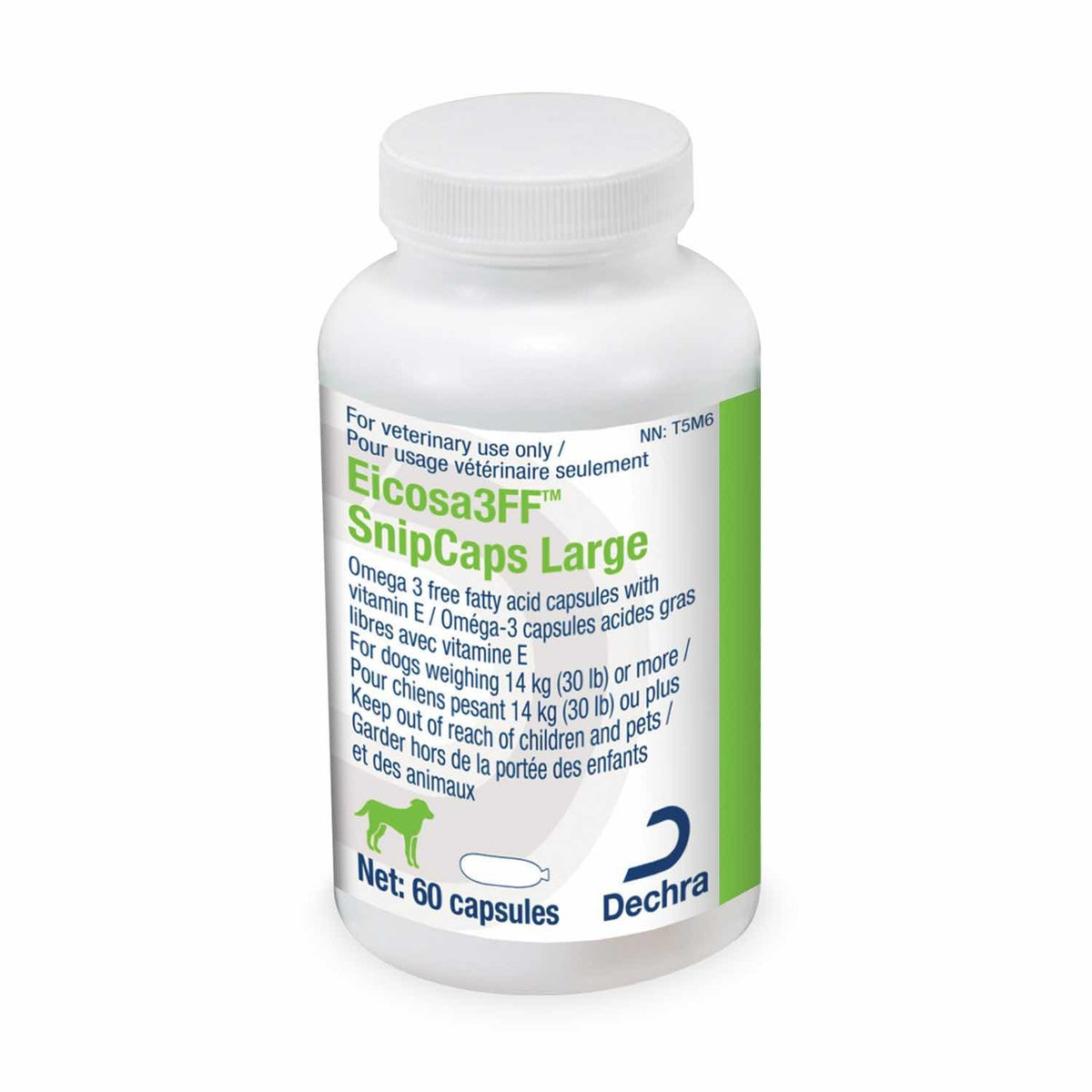 Eicosa3FF Snipcaps Large 60 Gel Caps for Cats and Dogs - Default Title - product image 1