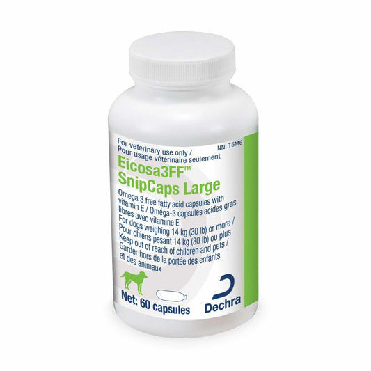 Eicosa3FF Snipcaps Large 60 Gel Caps for Cats and Dogs - Default Title - product image 1