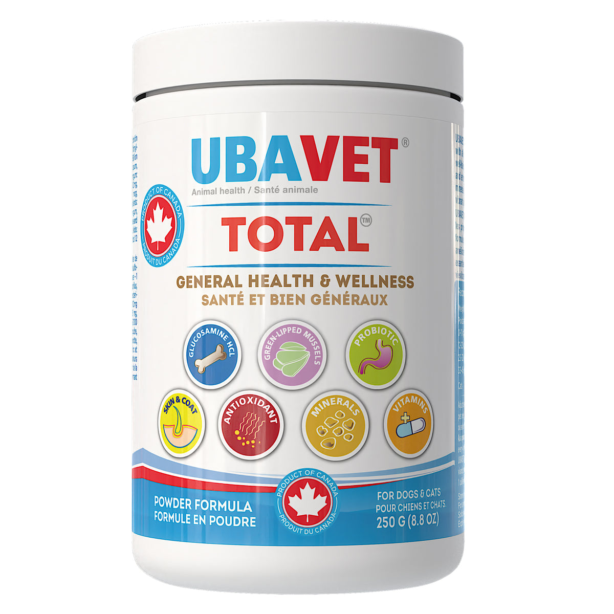 Total General Health & Well Being Supplement for Cats and Dogs 250 g Jar - Default Title - product image 1