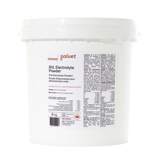 AVL Electrolyte Powder for Farm Animals, 4 kg