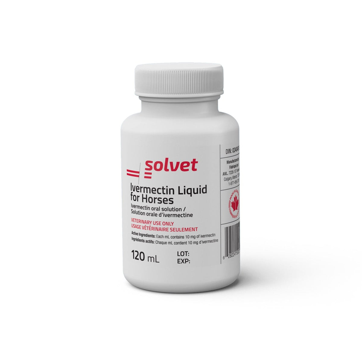 Ivermectin Liquid for Horses, 10 mg/ml, 120 mL