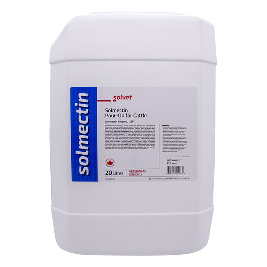 Solmectin Pour-on for Farm Animals, 5 mg/ml, 20 L