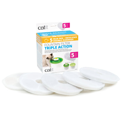 Triple Action Fountain Filters for Cats - view 1