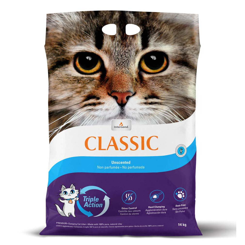 Classic Unscented Clumping Litter for Cats 14 kg Bag - view 4