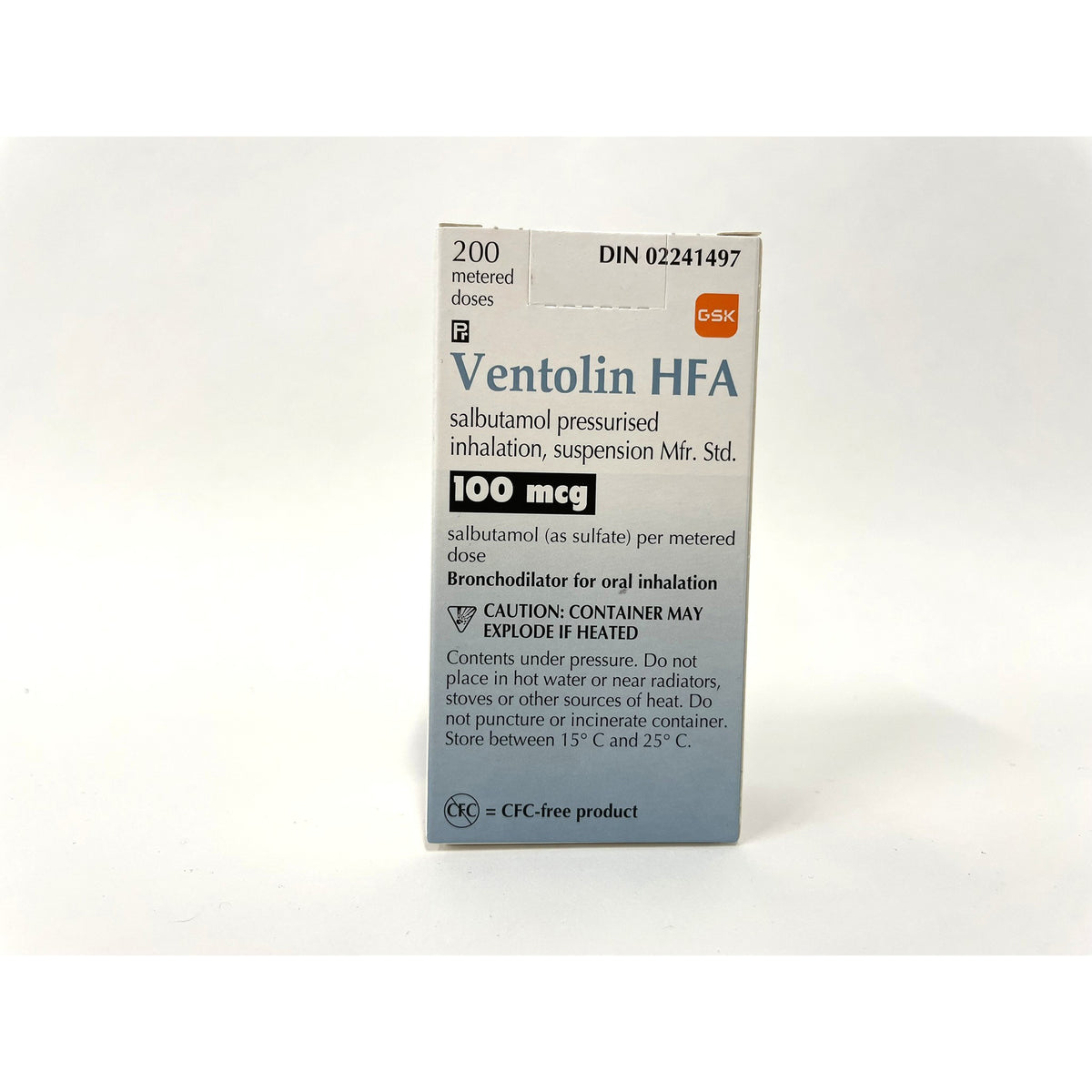 Ventolin HFA Spray (Metered Dose) 1 Inhaler - view 2