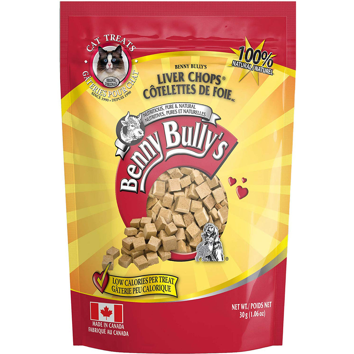 Liver Chops Cat Treats for Cats (Beef Liver) 30 g Bag - Default Title - product image 1