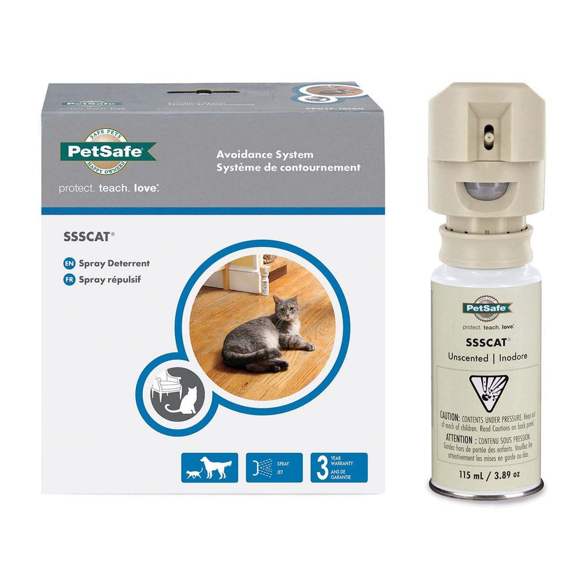 SSSCAT Spray Deterrent Unscented 115 mL 1 Kit - Default Title - product image 1