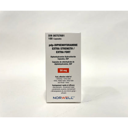 Pdp - Diphenhydramine Capsule Bottle of 100 Capsules - view 1