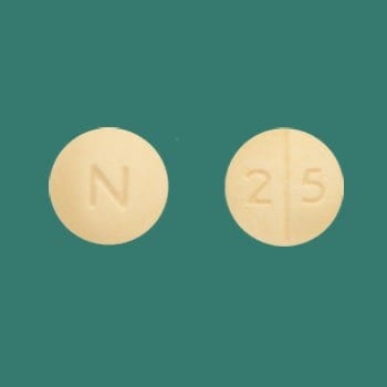 Spironolactone, 25 mg, 100 Tablets