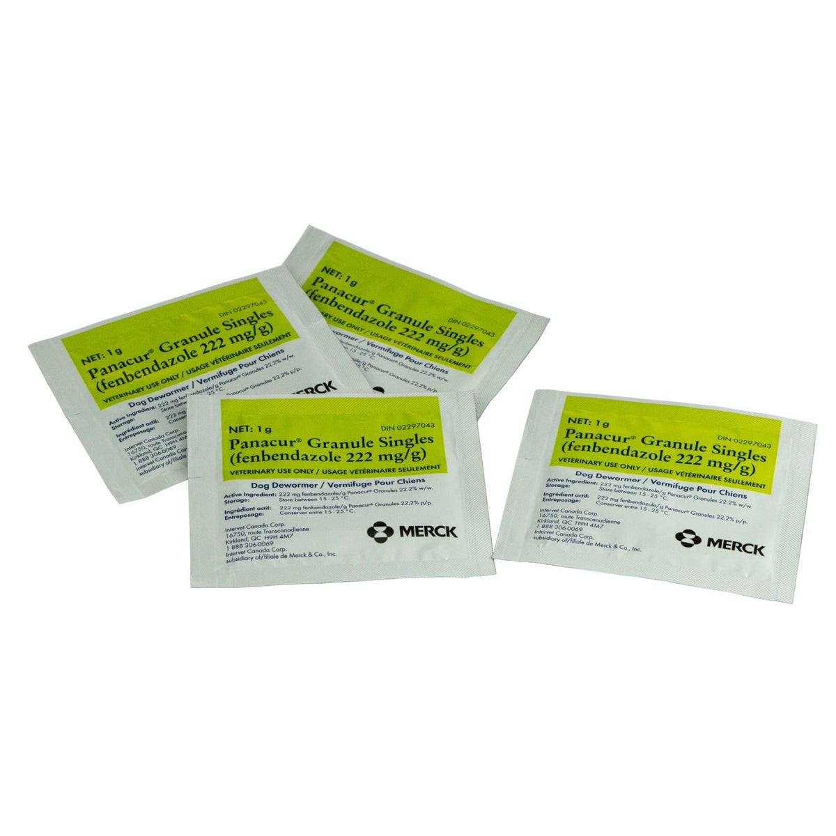 Panacur Granule Singles for Dogs, 222 mg/g, 1 g