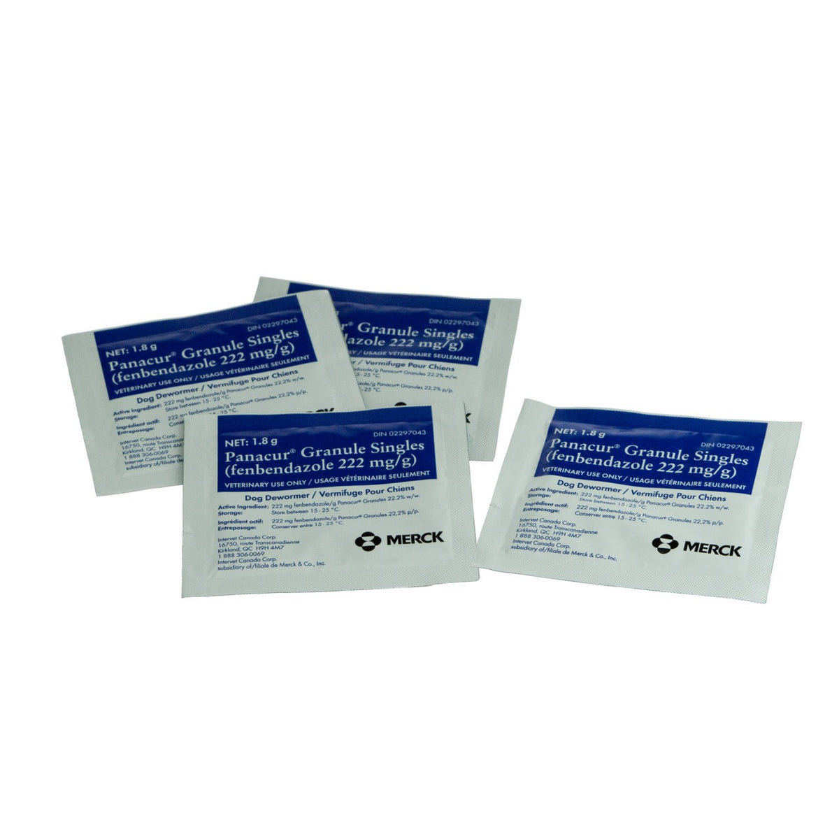 Panacur Granule Singles, 222 mg/g, 1.8 g
