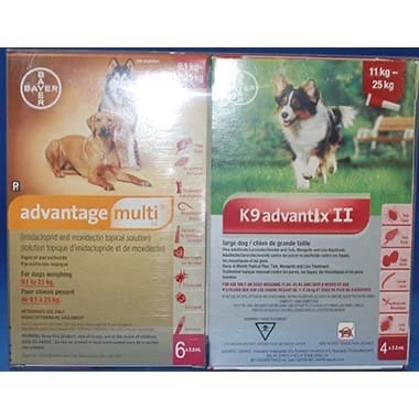 Multi-Duo Plus for Dogs, 11 - 25 kg (Red), 6 + 4 + 4 Tubes