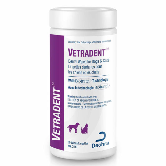 Vetradent Dental Wipes for Cats and Dogs Pack of 60 - Default Title - product image 1
