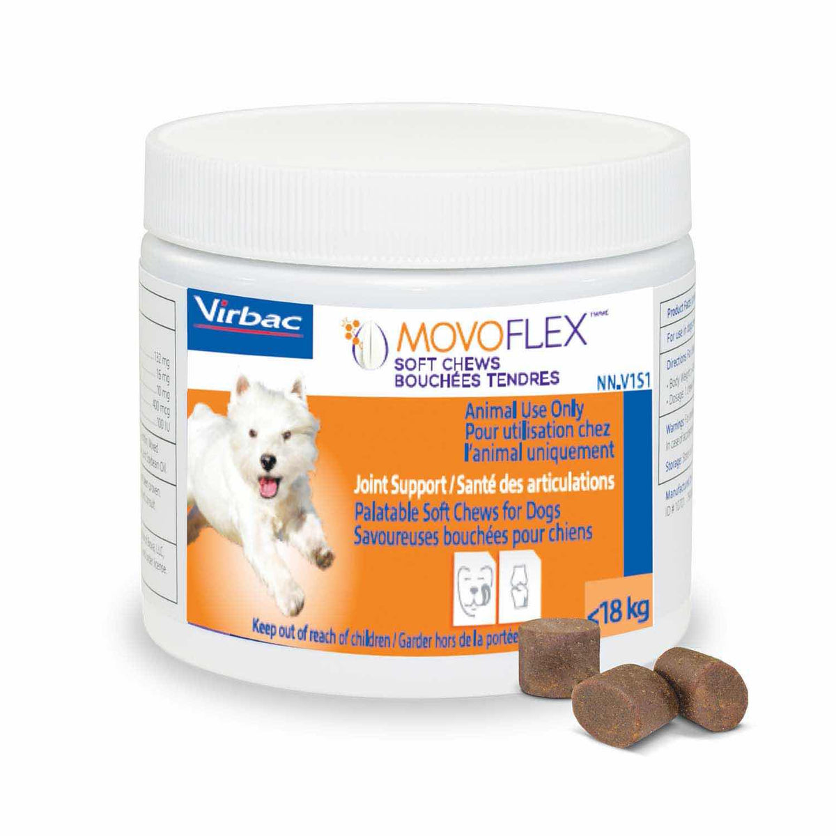 Movoflex for Small Dogs (Chicken) 60 Soft Chews - Default Title - product image 1