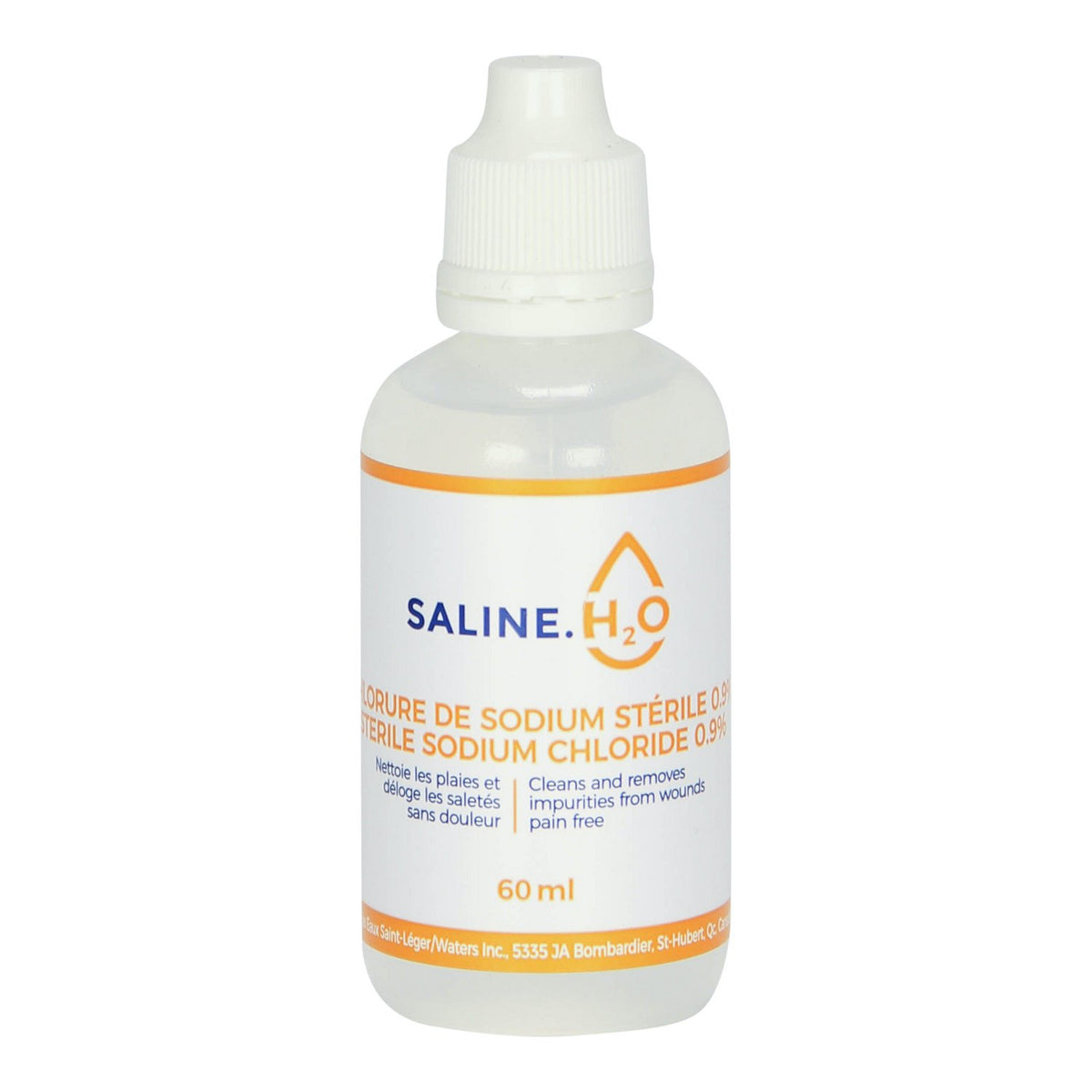 Saline H2o Sodium Chloride 0 9 Solution - 60 mL - product image 1