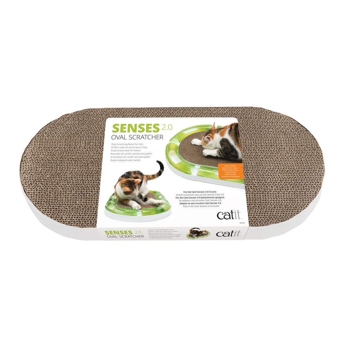 Oval Circuit Scratcher Senses 2.0 for Cats 1 Unit - Default Title - product image 1
