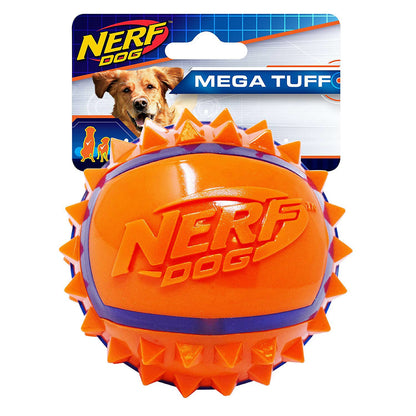 Nerf Dog Mega Tuff Spike Ball for Dogs (Orange) (3.5 in), 1 Ball - Default Title - product image 2