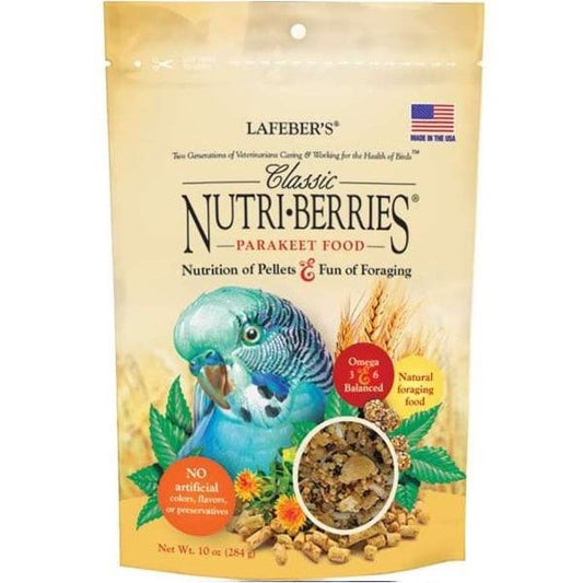 Nutri-Berries Classic Parakeet Food for Small Pets and Birds 284 g Bag - Default Title - product image 1