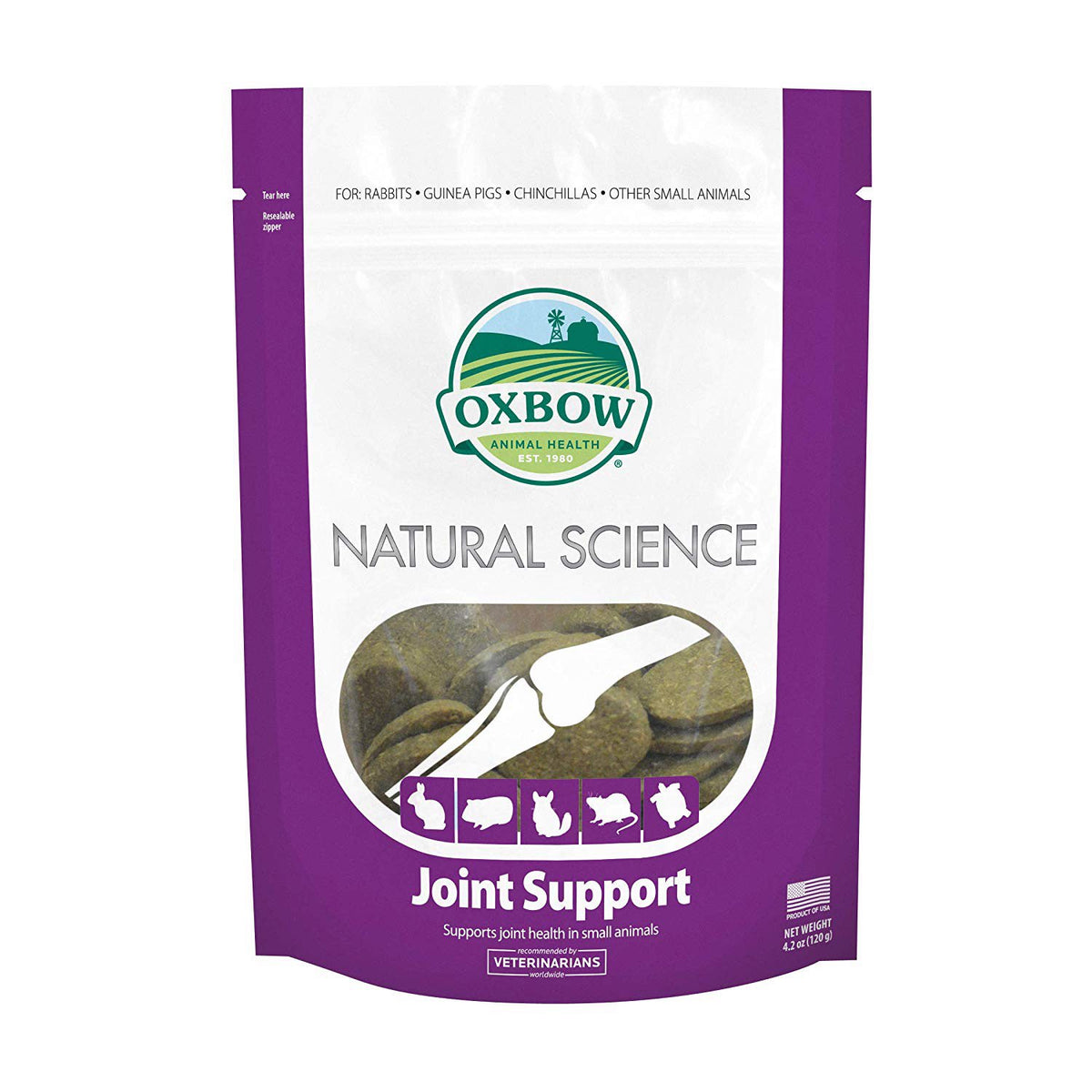 Natural Science Joint Support for Small Pets (Original) 120 g Bag of 60 Tablets - Default Title - product image 1