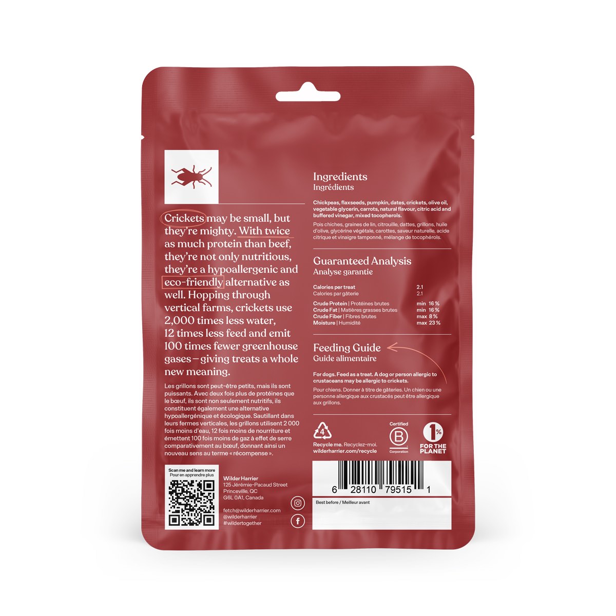 Dog Training Treats - Cricket, Pumpkin and Carrot - product image 2