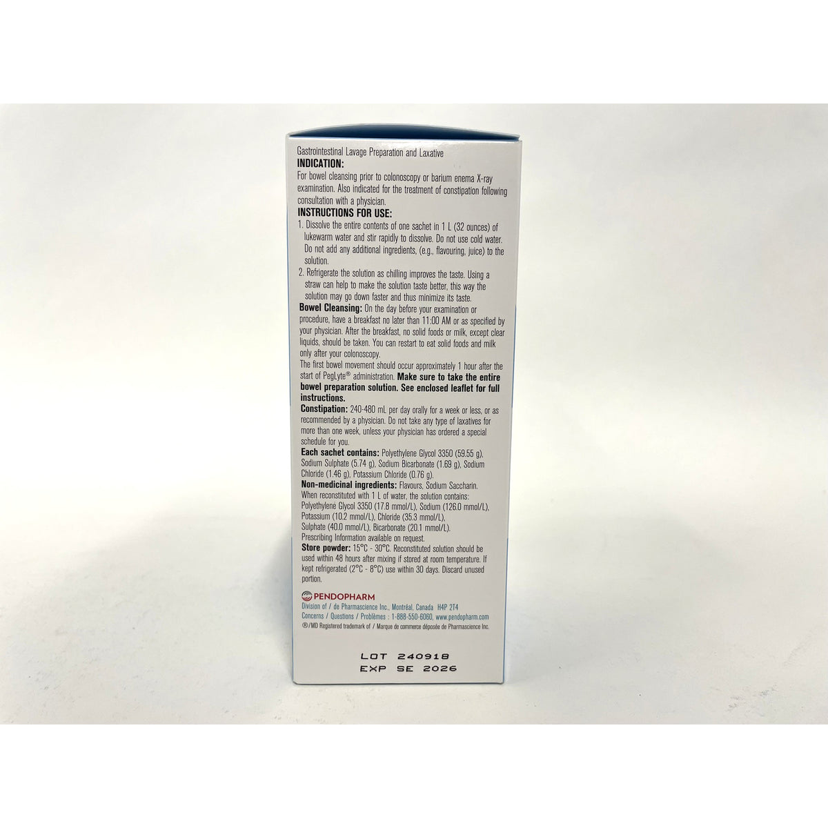 Peglyte Powder for Solution 4 Pouches of 70 g Per Pack
