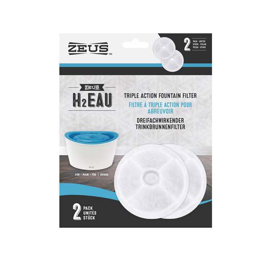 H2EAU Triple Action Fountain Filters Pack of 2 - Default Title - product image 1