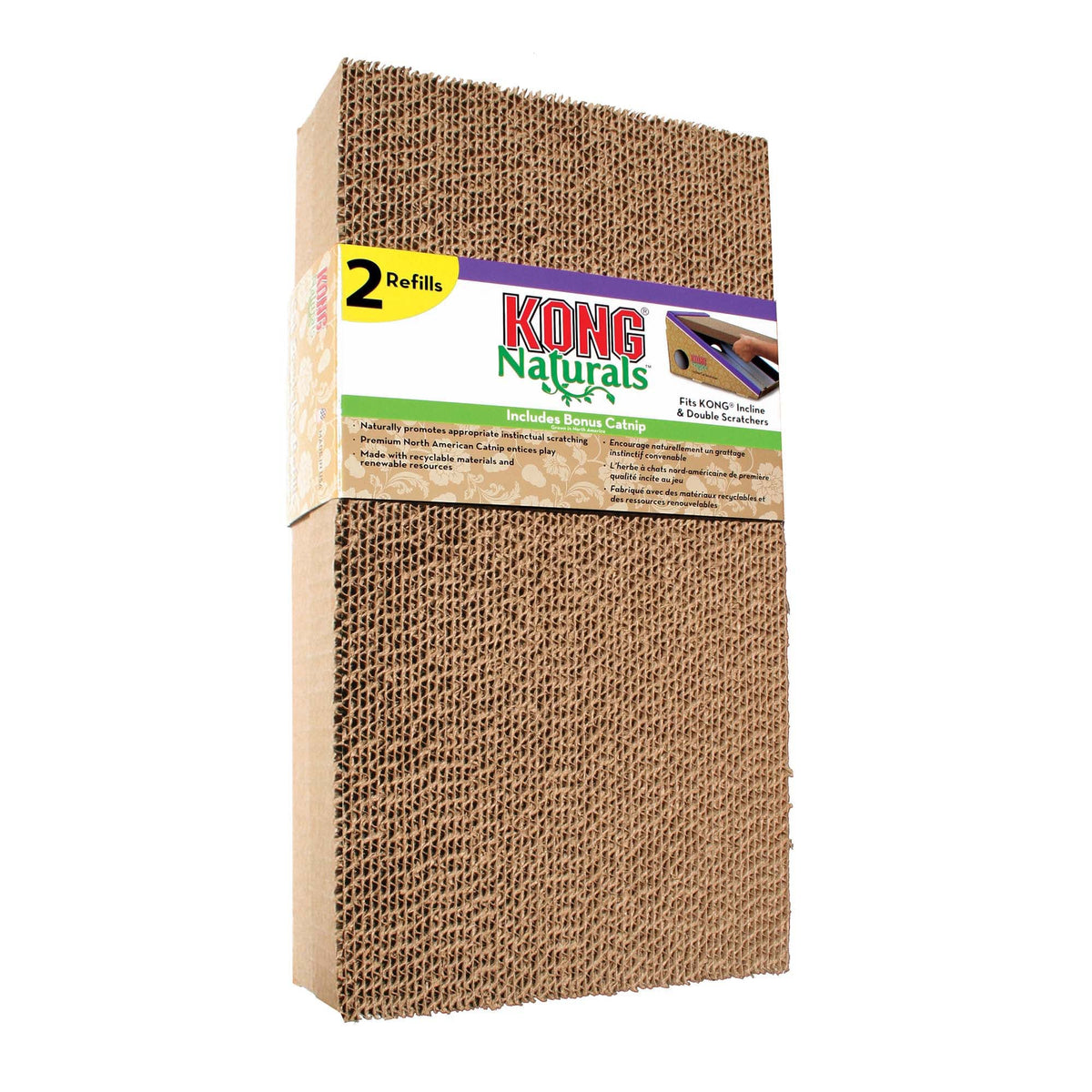 Cardboard Scratcher Naturals Refill for Cats Pack of 2 - Default Title - product image 1