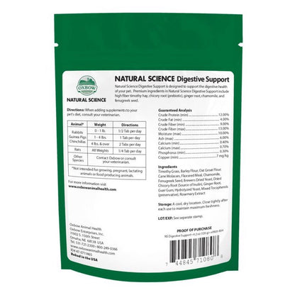 Natural Science Digestive Support for Small Pets (Original) 120 g Bag of 60 Tablets - view 2
