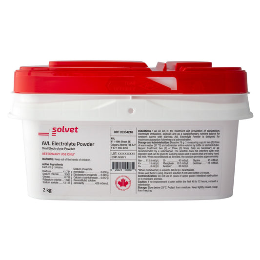 AVL Electrolyte Powder for Farm Animals, 2 kg