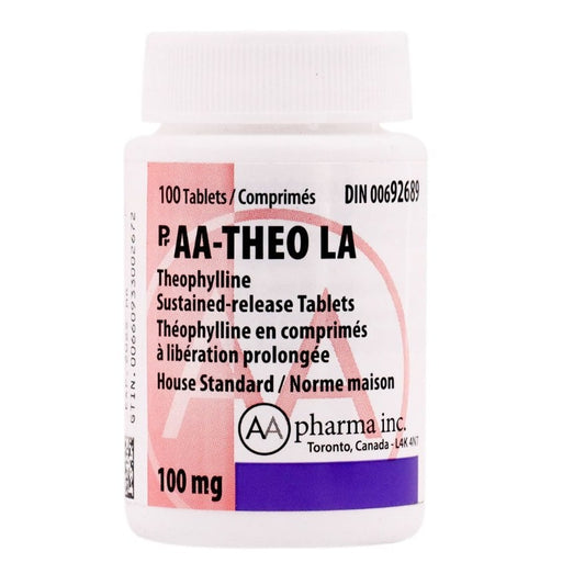 AA-Theo LA, 100 mg, 100 Tablets - view 1