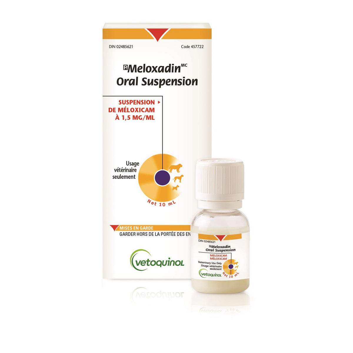 Meloxadin Oral Suspension for Dogs, 1.5 mg/ml, 10 mL