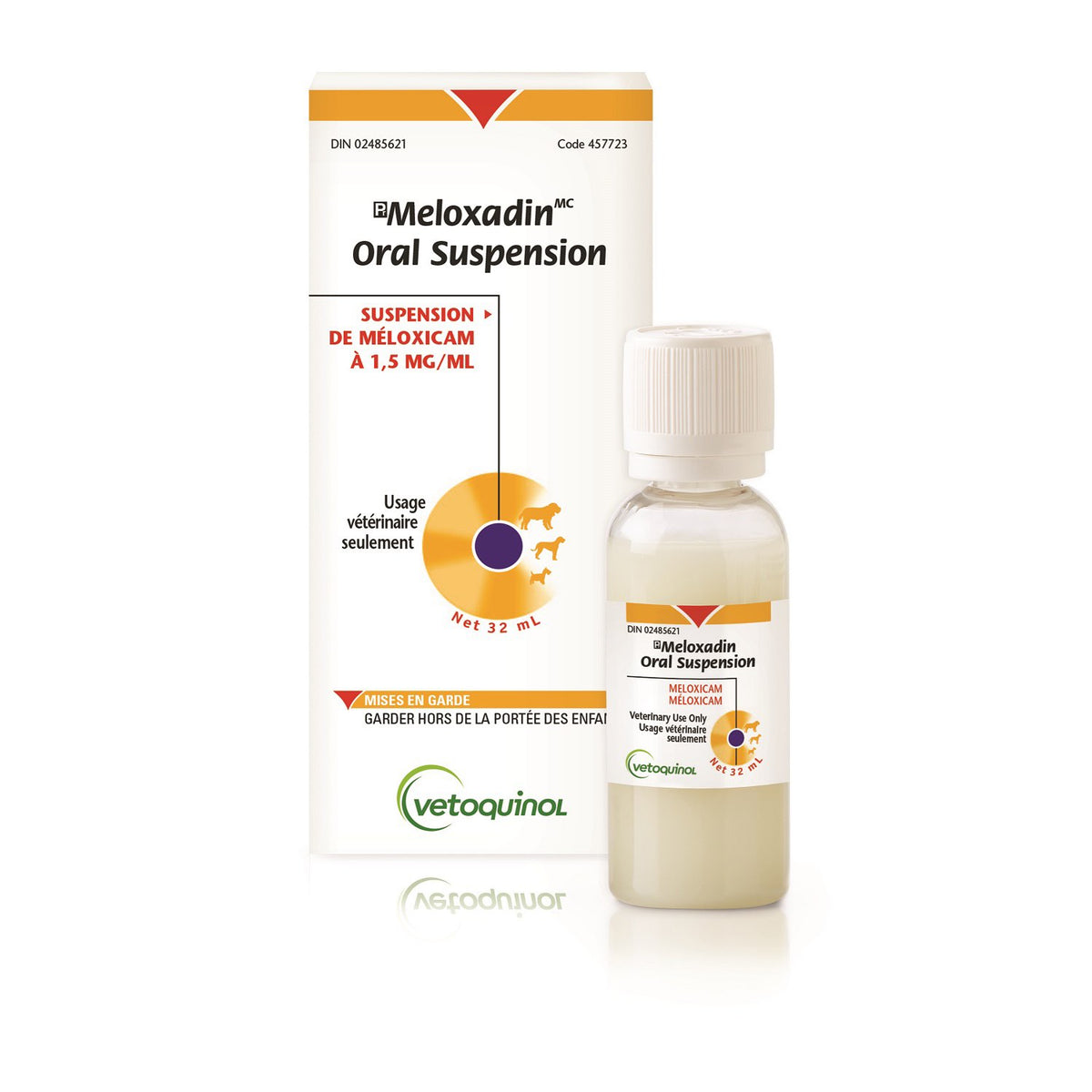 Meloxadin Oral Suspension for Dogs, 1.5 mg/ml, 32 mL