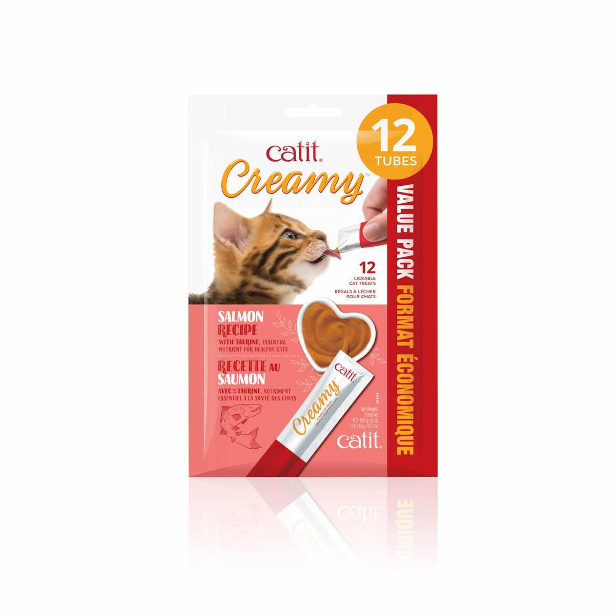 Creamy Lickable Cat Treats - Salmon / Pack of 12 - product image 1