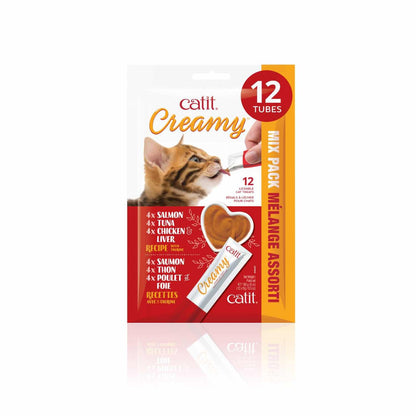 Creamy Lickable Cat Treats - Assorted Multipack / Pack of 12 - product image 1