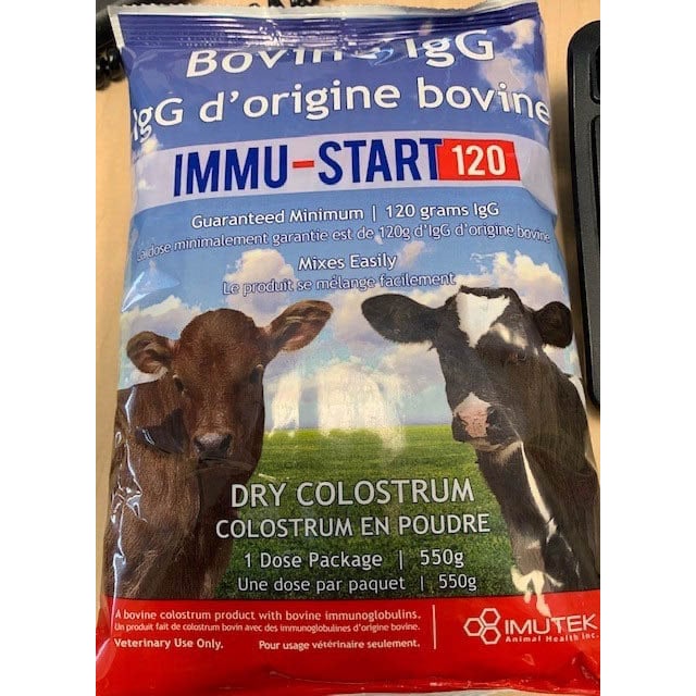 Colostrum Immu-start for Farm Animals, 120 G/Dose, 550 g