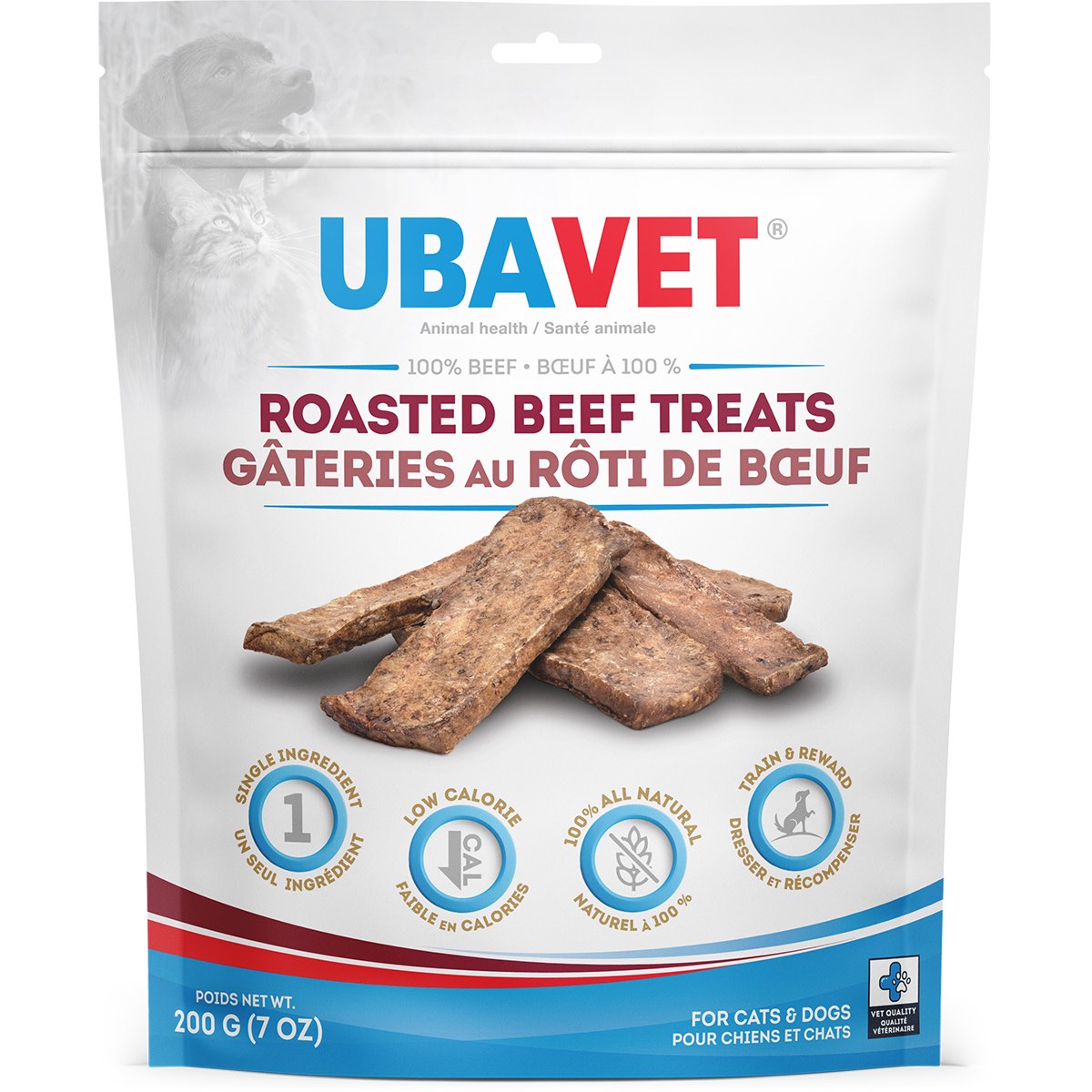Roasted Beef Treats for Cats and Dogs - 200 g - product image 1