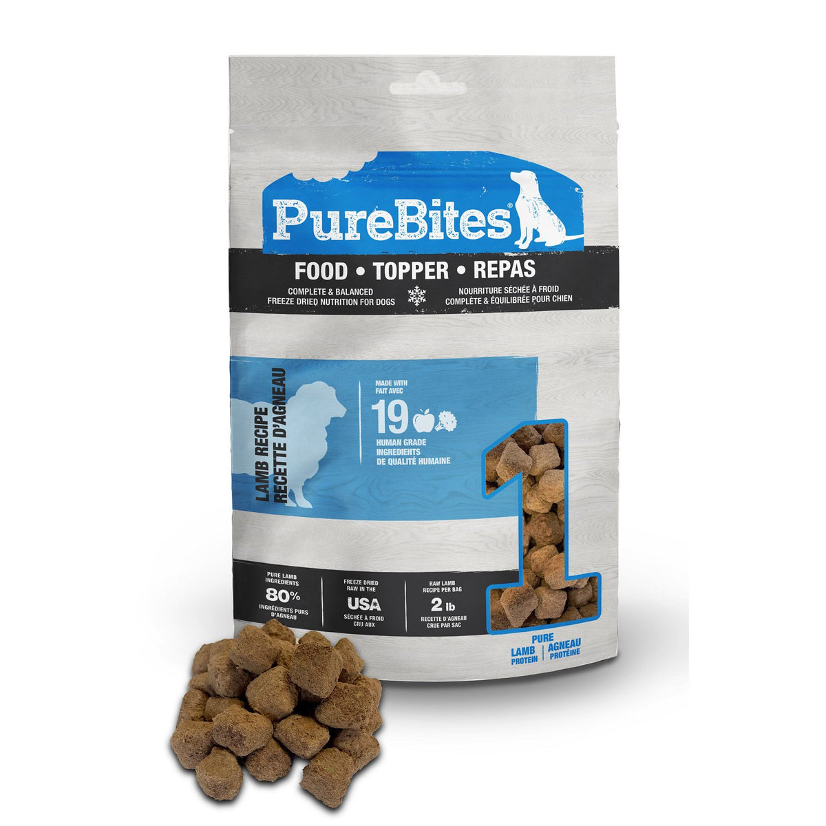 PureBites Food and Topper for Dogs - Lamb - product image 1