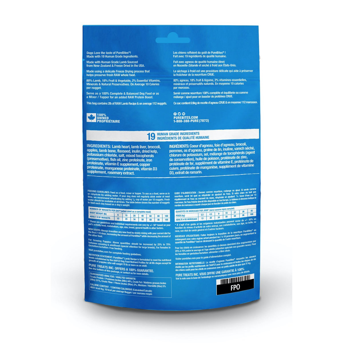 PureBites Food and Topper for Dogs - Lamb - product image 2