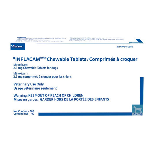 Inflacam Chewable for Dogs, 2,5 mg, 100 Chews