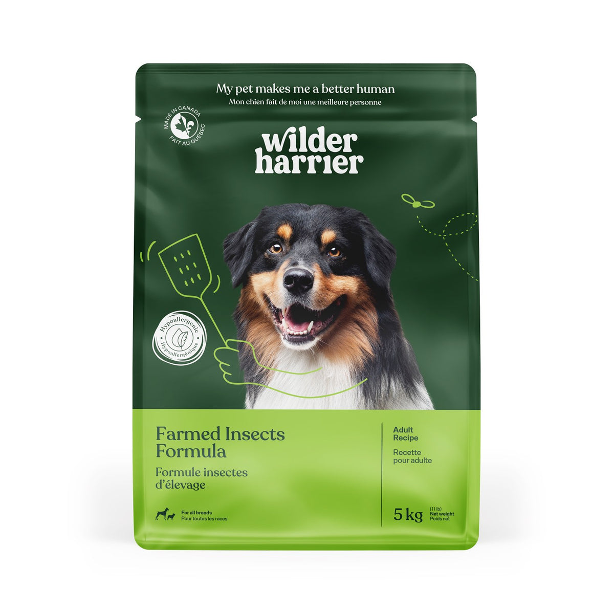 Farmed Insect Formula Adult Dog Kibbles for Dogs (Cricket) 5 kg Pack - Default Title - product image 1