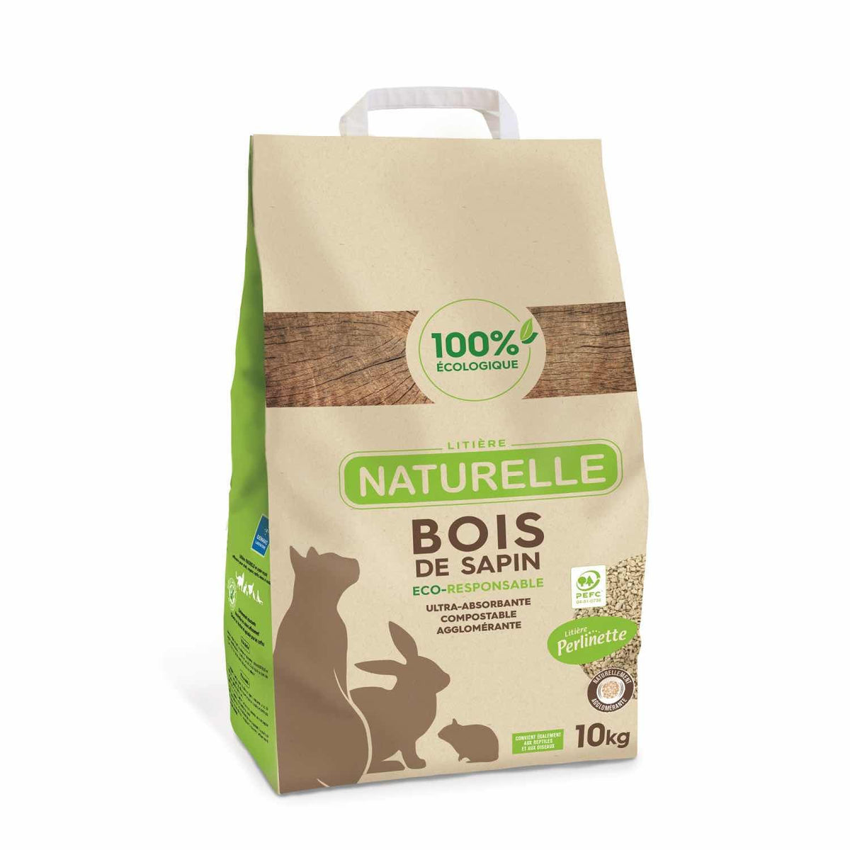 Perlinette Fir Wood Litter 10 kg Bag - Default Title - product image 1