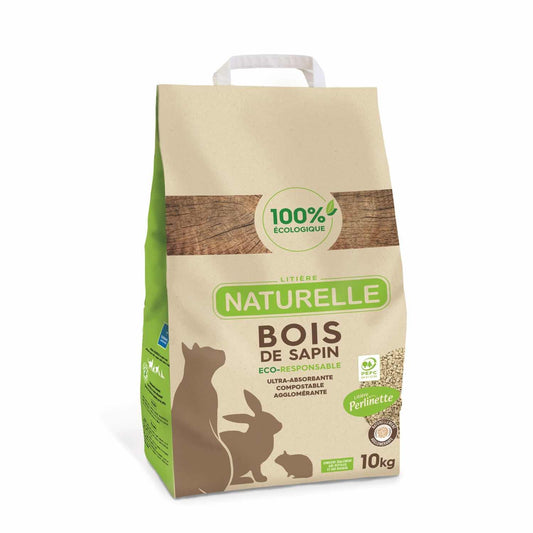 Perlinette Fir Wood Litter 10 kg Bag - Default Title - product image 1