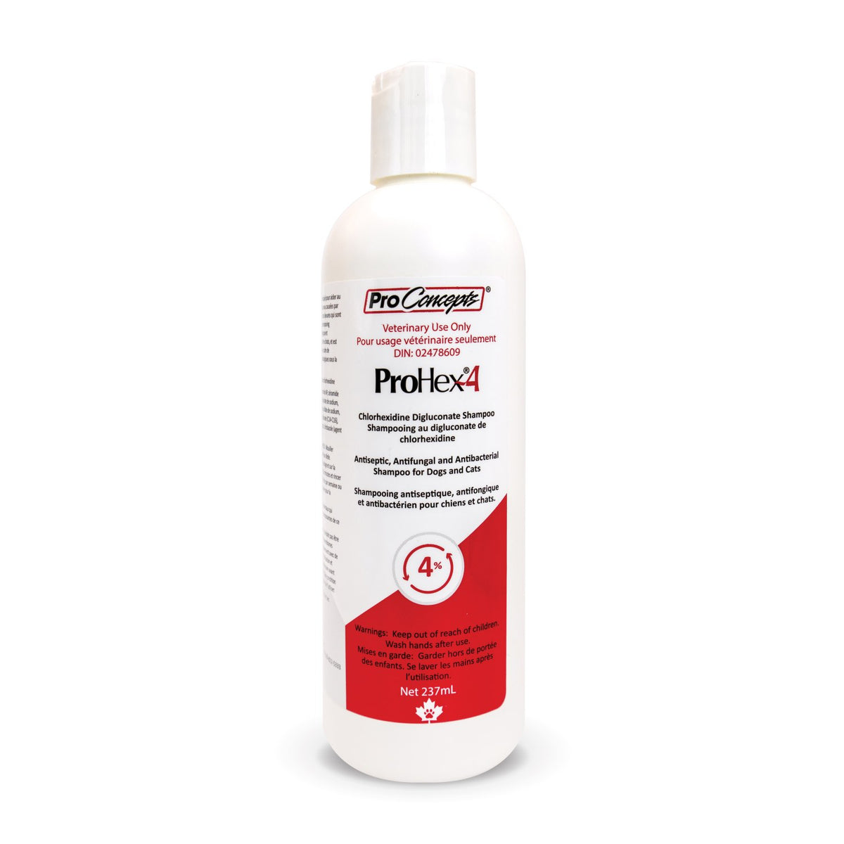 ProHex-4 Shampoo for Dogs, 4 %, 237 mL