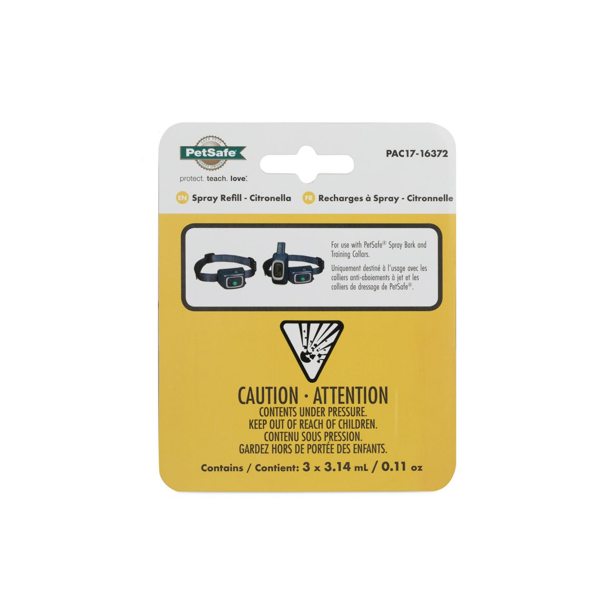 Spray Control Citronella Refill for Dogs Pack of 3, 3.14 mL - view 1