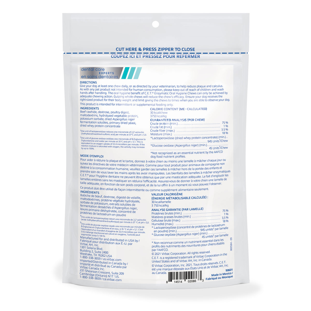 C E T Enzymatic Chews for Dogs - Standard - product image 4
